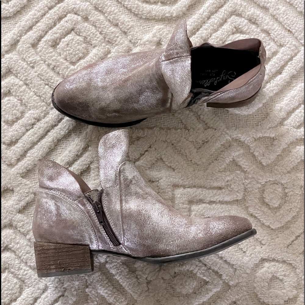 Seychelles Metallic Booties